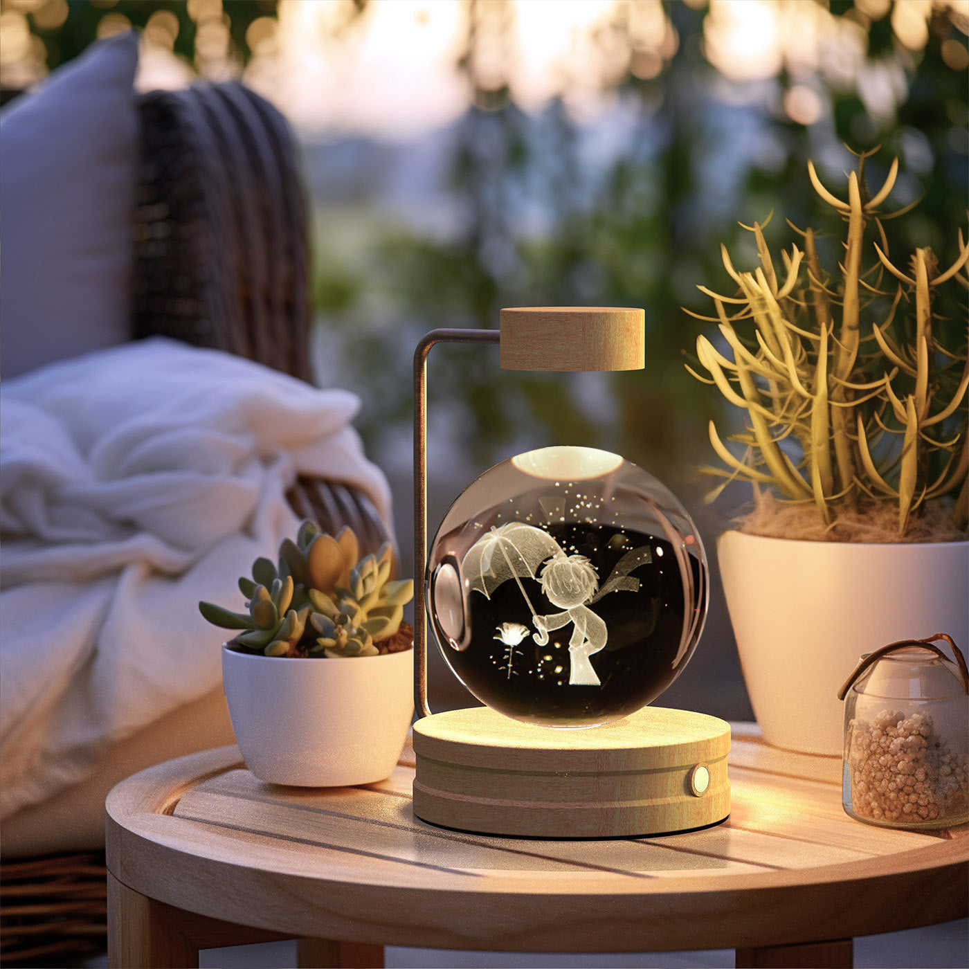 crystal night light