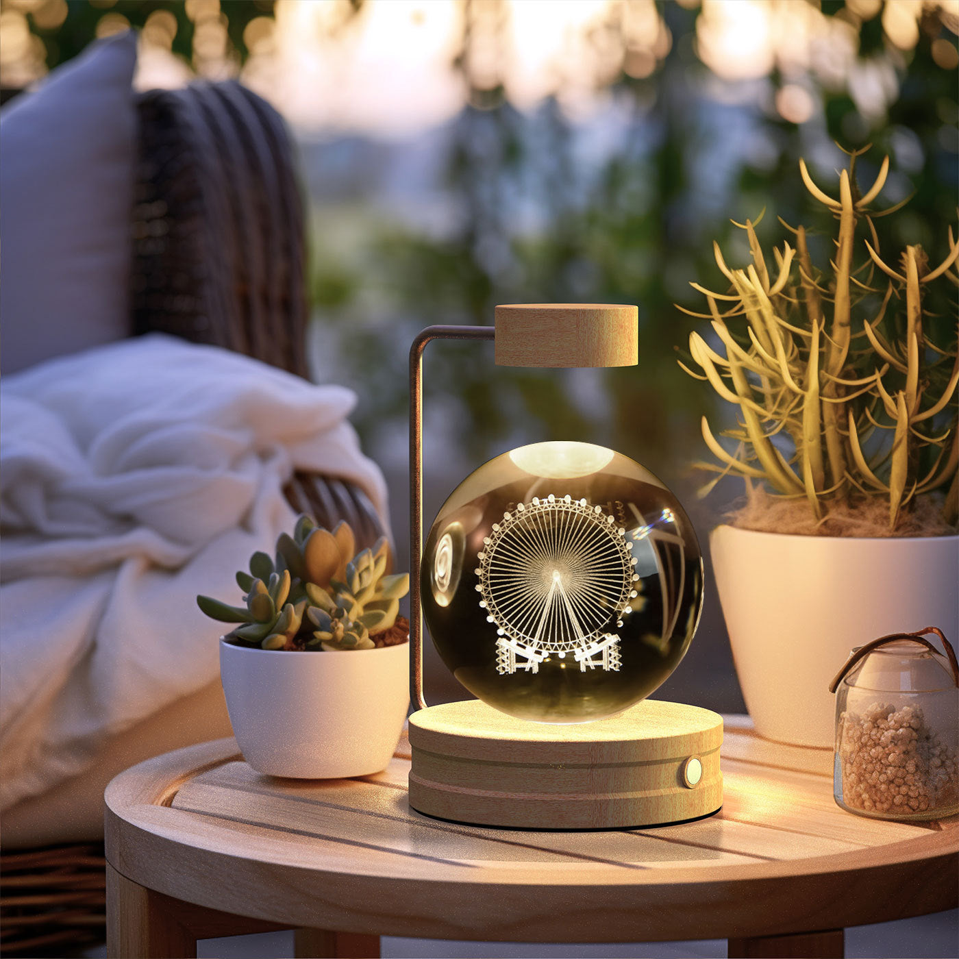 crystal night light