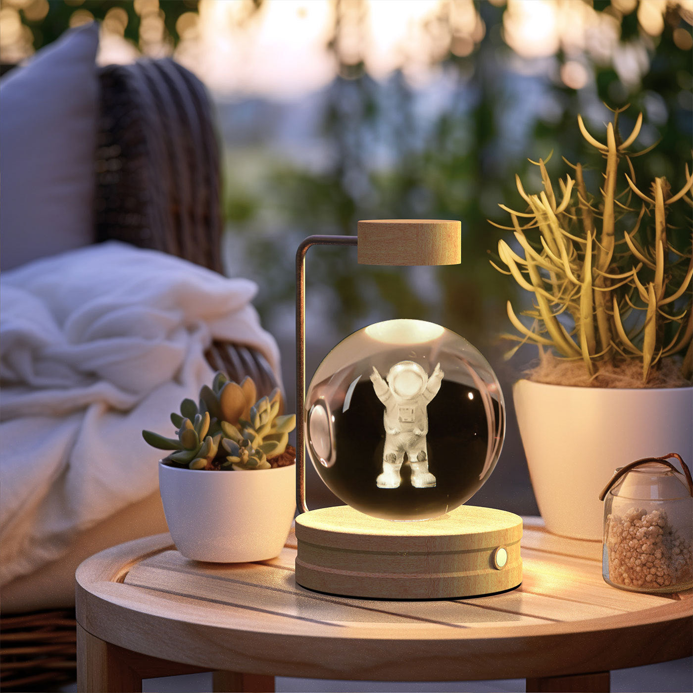 crystal night light