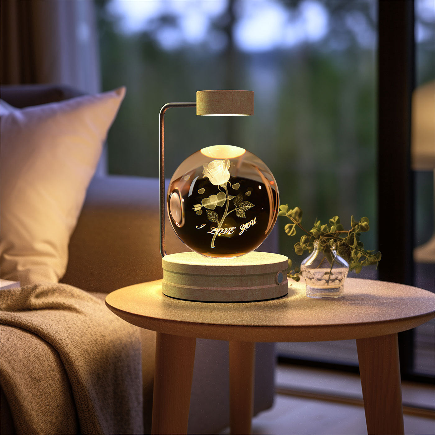crystal night light